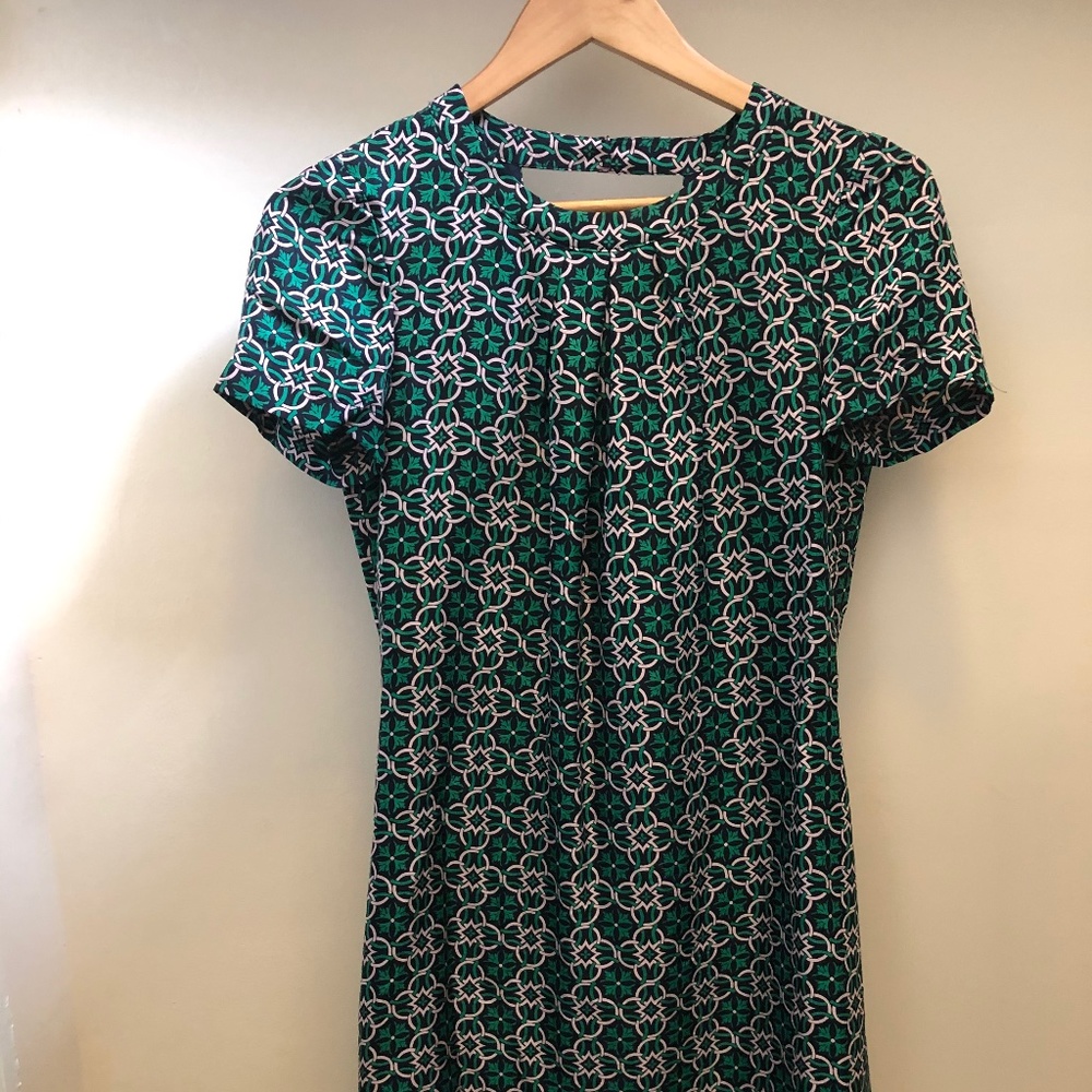 JCrew Silk Dress in Beautiful Print